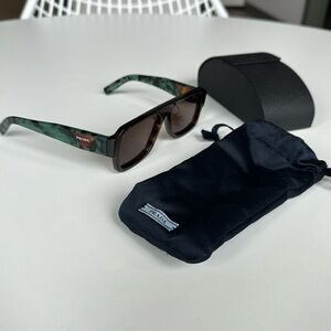 Prada “Havana” Dark Brown/Tortoise Men’s Sunglasses